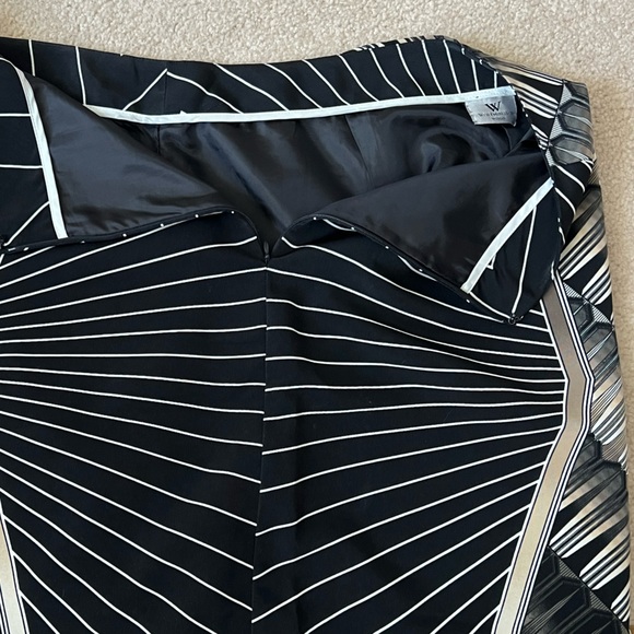 Worthington skirt, size 18, Art Deco print - Picture 6 of 8